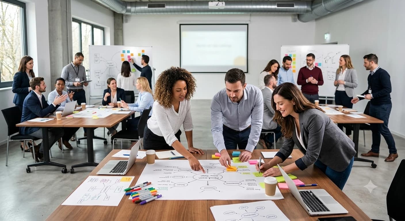 Workshop Organizasyonları hizmetini temsil eden görsel